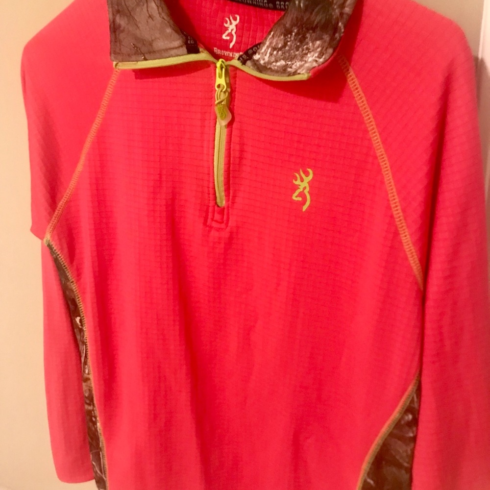 Women’s Pink & Camo Browning Pullover